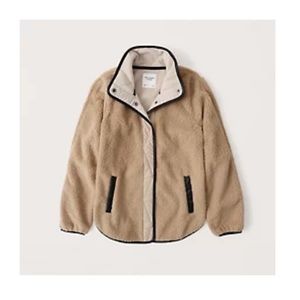 Abercrombie Sherpa Snap-up Jacket